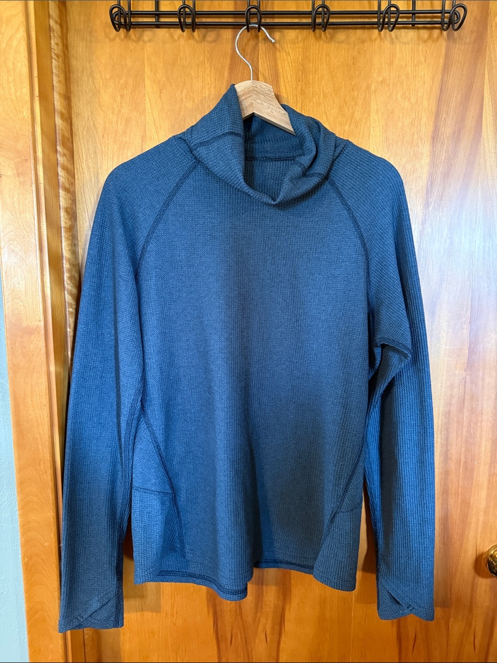Kuhl Teal Blue Women's Cowl Neck Sweater